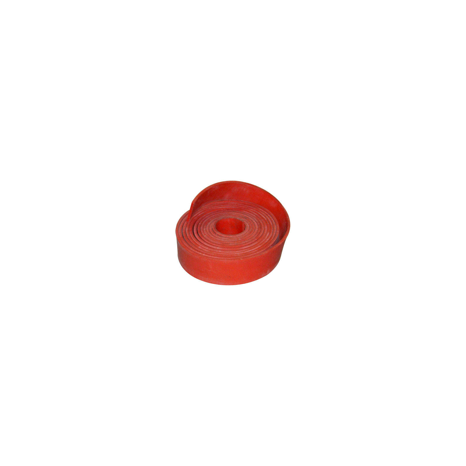 Mètre de bavette caoutchouc anti-abrasion rouge 45 Sh-A 100 x 10 mm