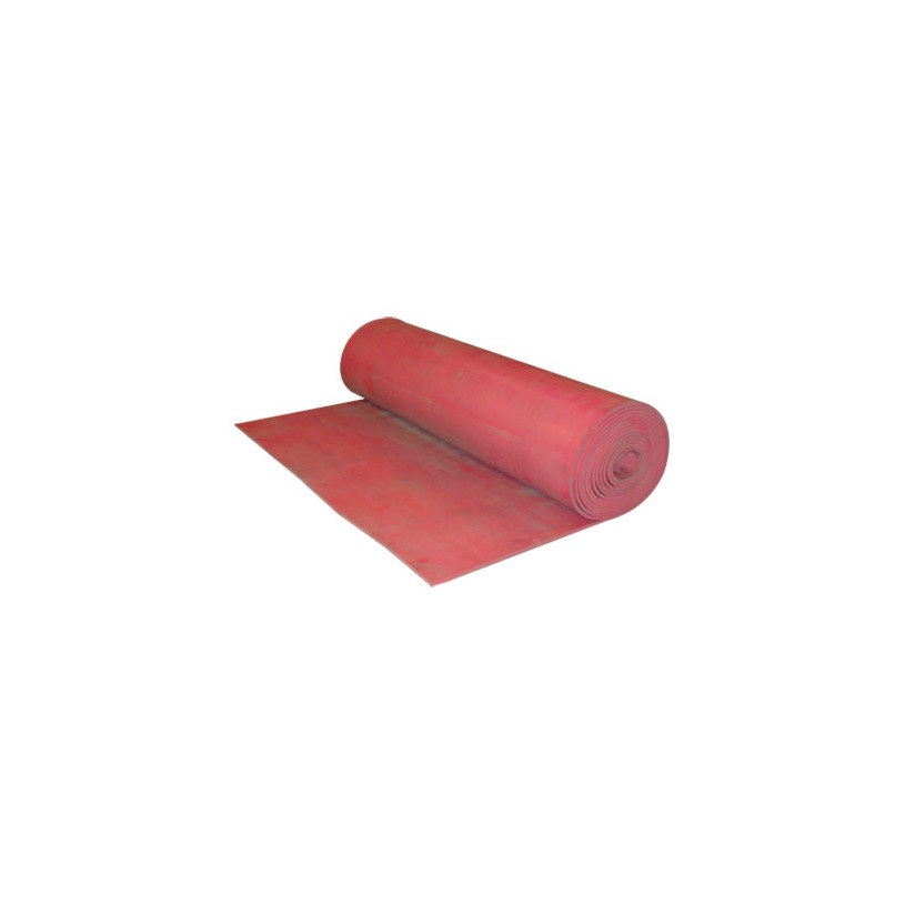 Mètre caoutchouc largeur 1,50 m anti abrasion rouge 45 Sh-A Epaisseur 8 mm PROMECA