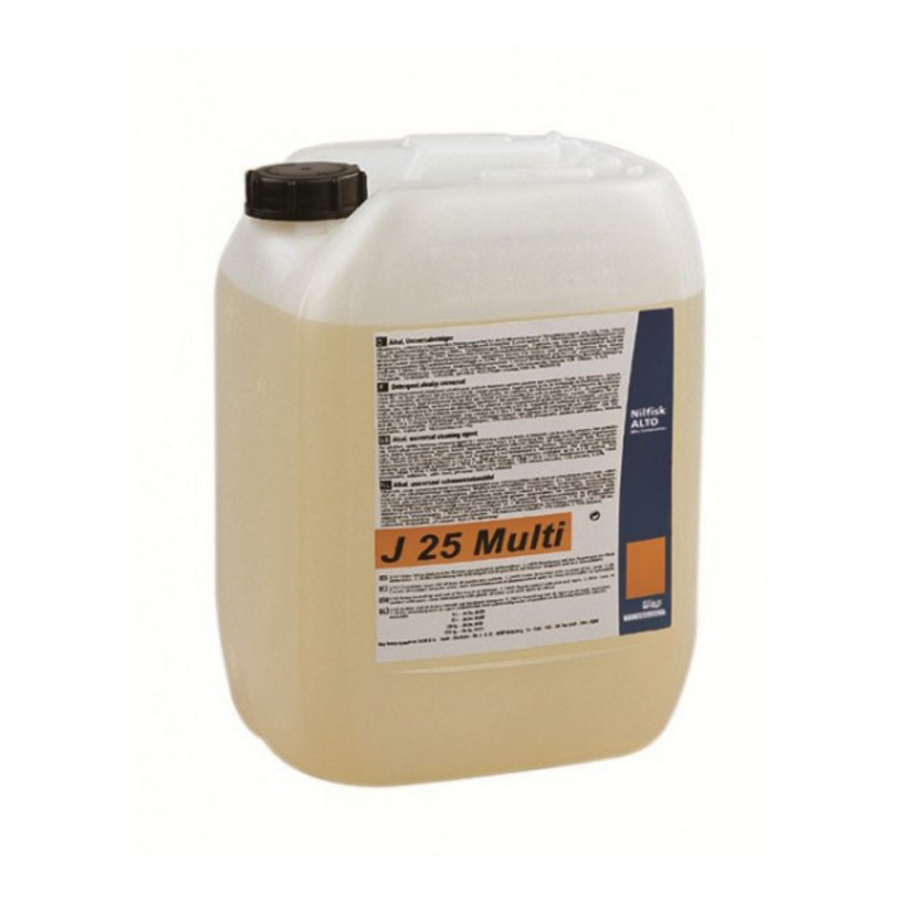 Bidon de 2,5 litres de detergent industriel universel  - NILFISK - J25 MULTI SV1 NILFISK DETENETJ25