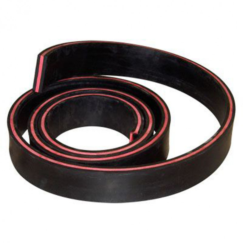 Mètre de bavette de raclage bi dureté 60/45/60 Sh-A 125 x 20 mm PROMECA