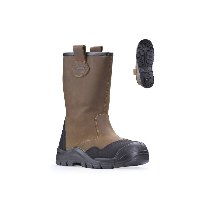 Botte Fourrée PYROPE S3 SRC CI - Cuir P.Fleur - Imperméable 37 Coverguard BOTTFPYROPE37