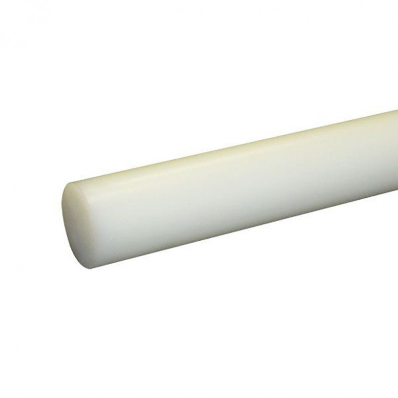 Nylon PA6 rond en longueur 1 mètre Ø 90 mm PROMECA
