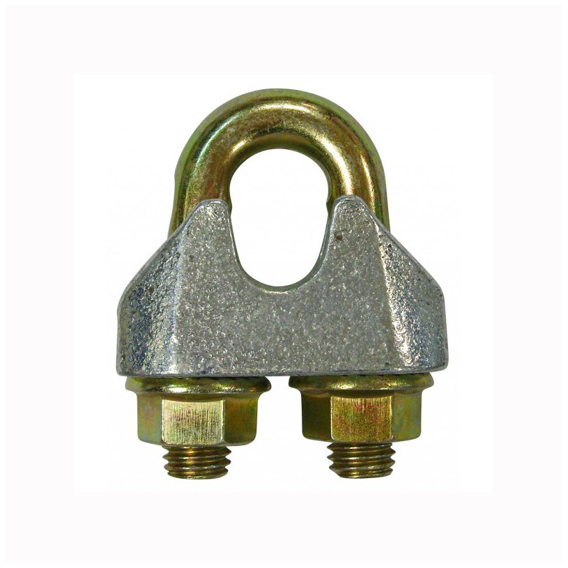 Serre câble à étrier acier zingué Pour câble Ø 12 mm PROMECA SERRCAB12