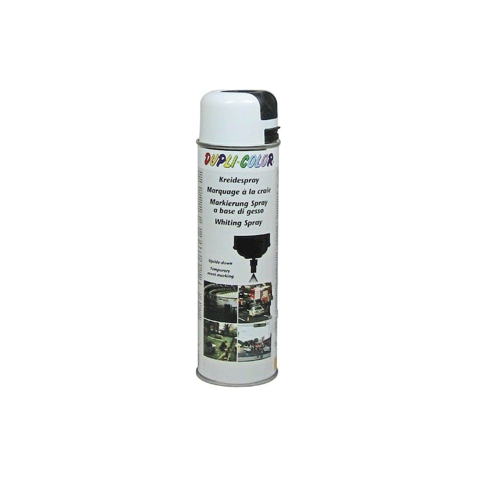 Bombe peinture traceur courte durée aérosol 650 ml - Blanc craie : Produits  d'atelier en aérosols COLORMARK - Promeca