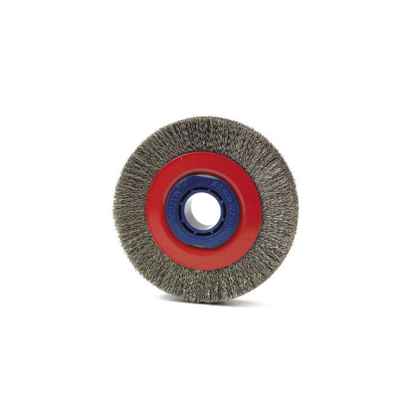 Brosse circulaire pour touret Ø 150 x 18 mm - Alésage Ø 20 mm PROMECA BROSTO152