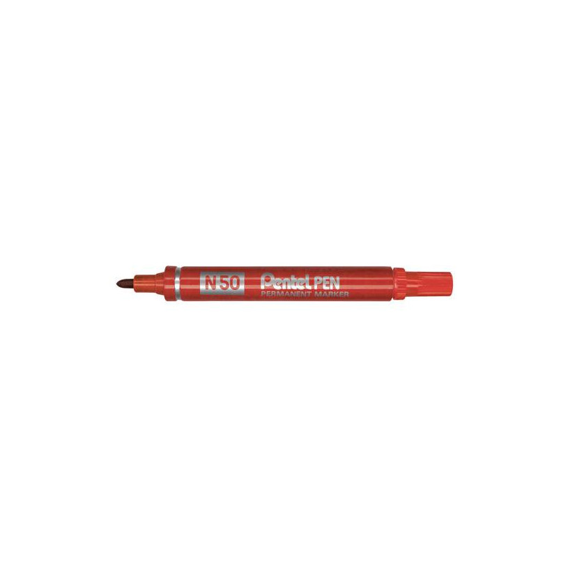 Marqueur permanent pointe ogive - Rouge PENTEL