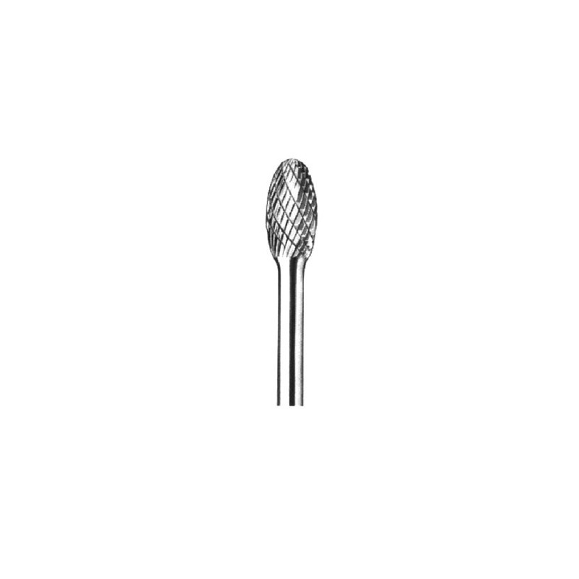 Fraise carbure sur tige ovale Ø 10 x 20 mm - AT106/10 ALPHA COUPE FRAICSTE505