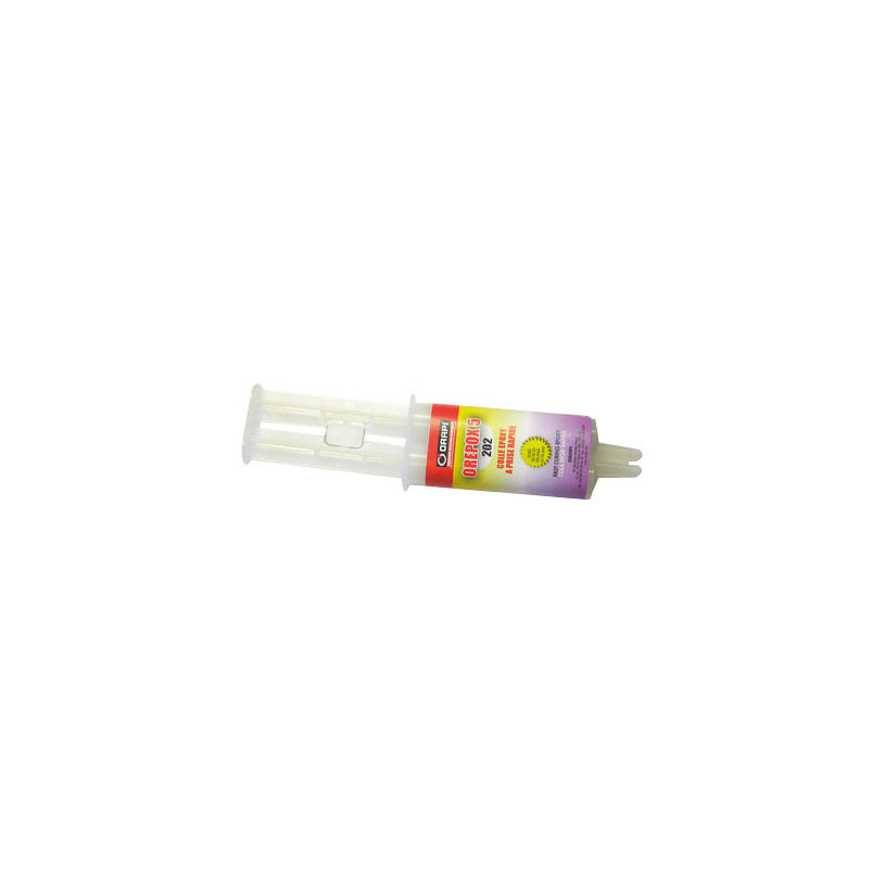 Colle époxy 2 composants OREPOX 5 seringue 28 g - Orapi 202 ORAPI