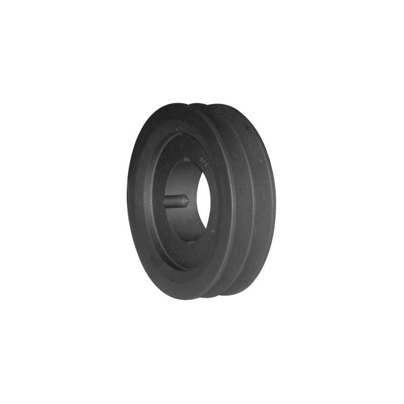 Poulie trapézoïdale 2 gorges B/SPB - largeur 16,3 / 17 mm Pour moyeu 2012 - Dp = 160 PROMECA POULAM2SPB160