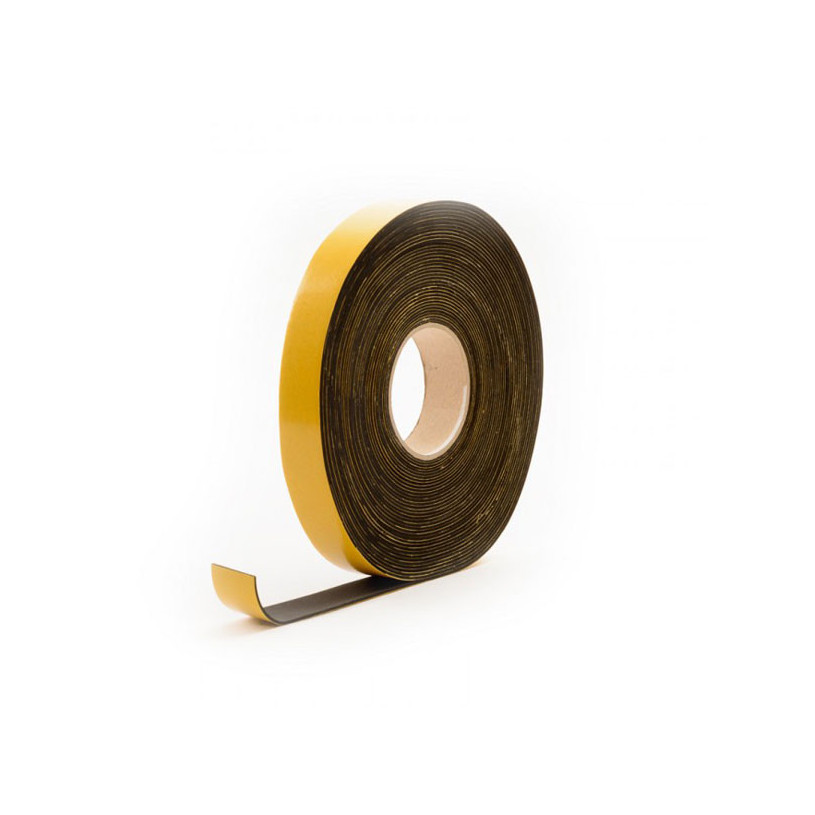 Mousse cellulaire EPDM à cellules fermées adhesive longueur 10 mètres - 30 x 10 mm PROMECA