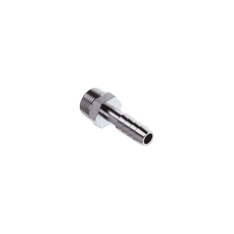 Raccord annelé - mâle - laiton nickelé Ø 8 mm x G1/4 CAMOZZI
