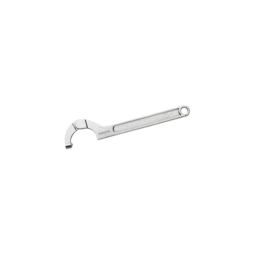 Clé à ergots pour écroux à trous latéraux - Modèle articulé 80 - 120 mm - Facom 126A.120 FACOM