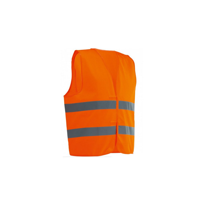Gilet haute visibilité coloris orange fluo - Taille XL PROMECA