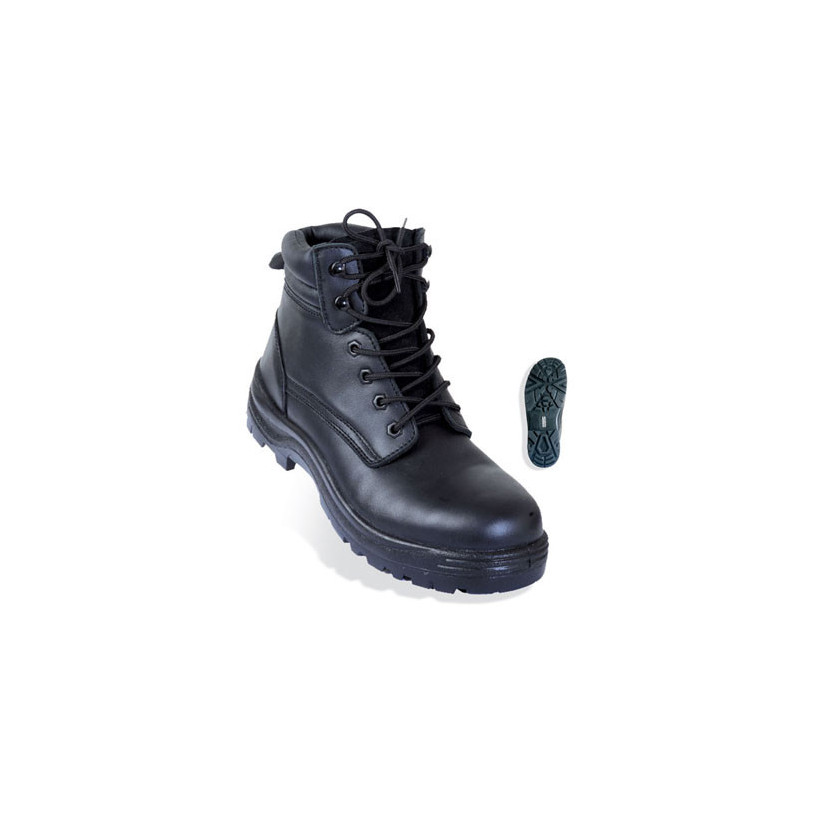 Chaussures de sécurité hautes Aventurine - cuir noir 40 PROMECA