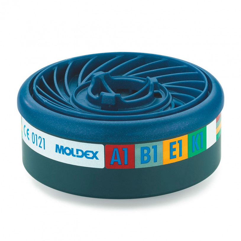 Filtre antigaz EASY Lock®- ABEK1 - La Paire MOLDEX