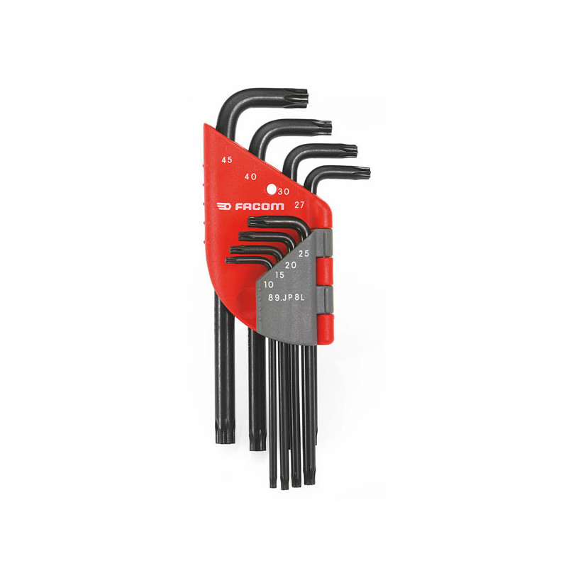 Jeux de clés mâles coudées Torx® en étui - Facom 89.JP8AL FACOM F89JP8L