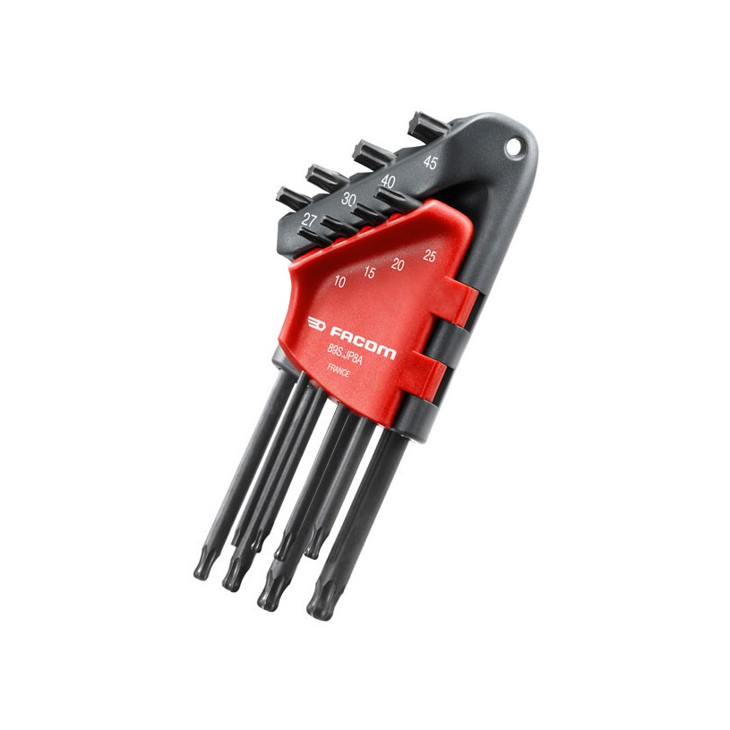 Jeux de clés mâles coudées Torx® en étui - Facom 89S.JP8A FACOM