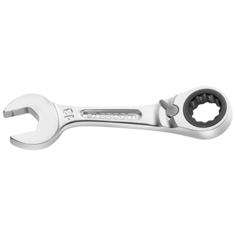 Clé mixte courte à cliquet 7 mm - Facom 467BS.7 FACOM F467BS7