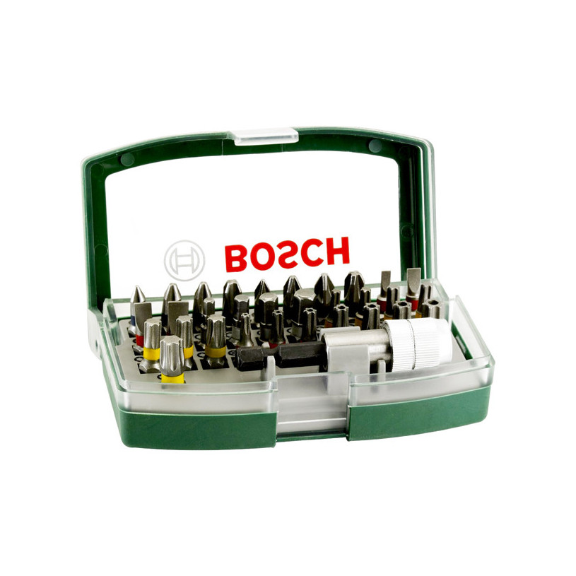 Coffret 32 embouts de vissage - Bosch : Outillage à main BOSCH - Promeca