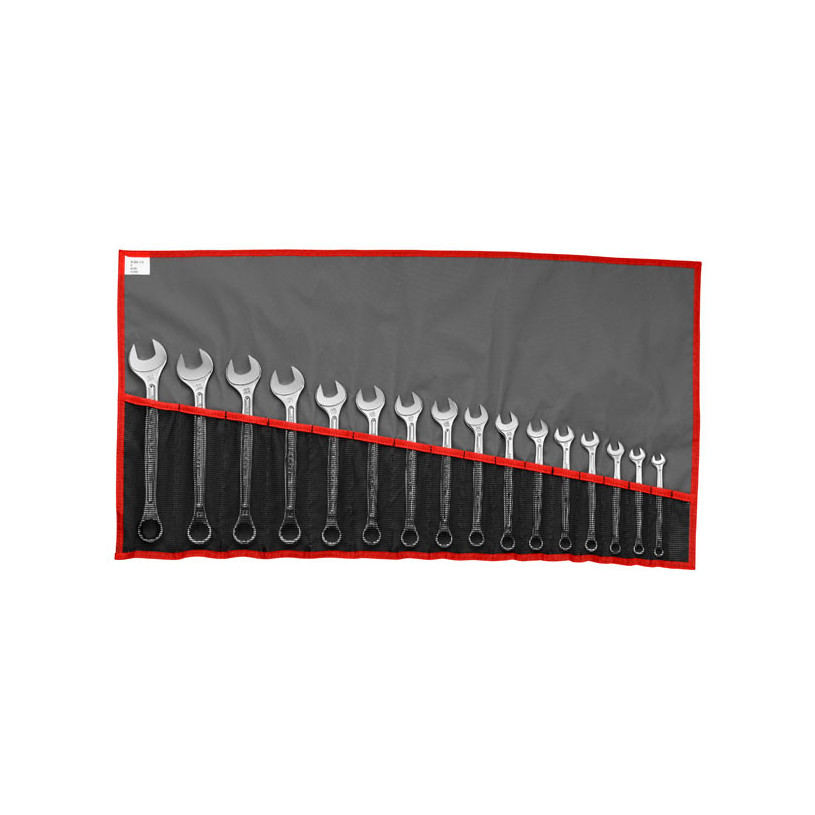 Trousse de clés mixtes métriques 16 clés de 8 à 24 mm - Facom 440.JE16T FACOM
