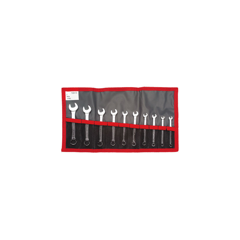 Trousse de clés mixtes courtes métriques 10 clés de 3,2 à 11 mm - Facom 39.JE10T FACOM