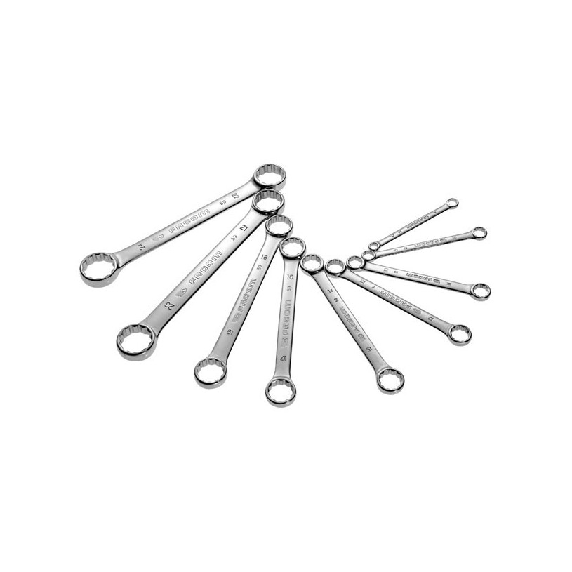 Jeu de clés polygonales droites 12 clés de 6 x 7 à 30 x 32 mm - Facom 59.JE12 FACOM F59JE12