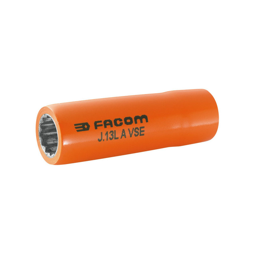 Douilles 3/8 12 pans longues isolées 1000 Volts série VSE Facom J.17LAVSE FACOM FJ17LAVSE