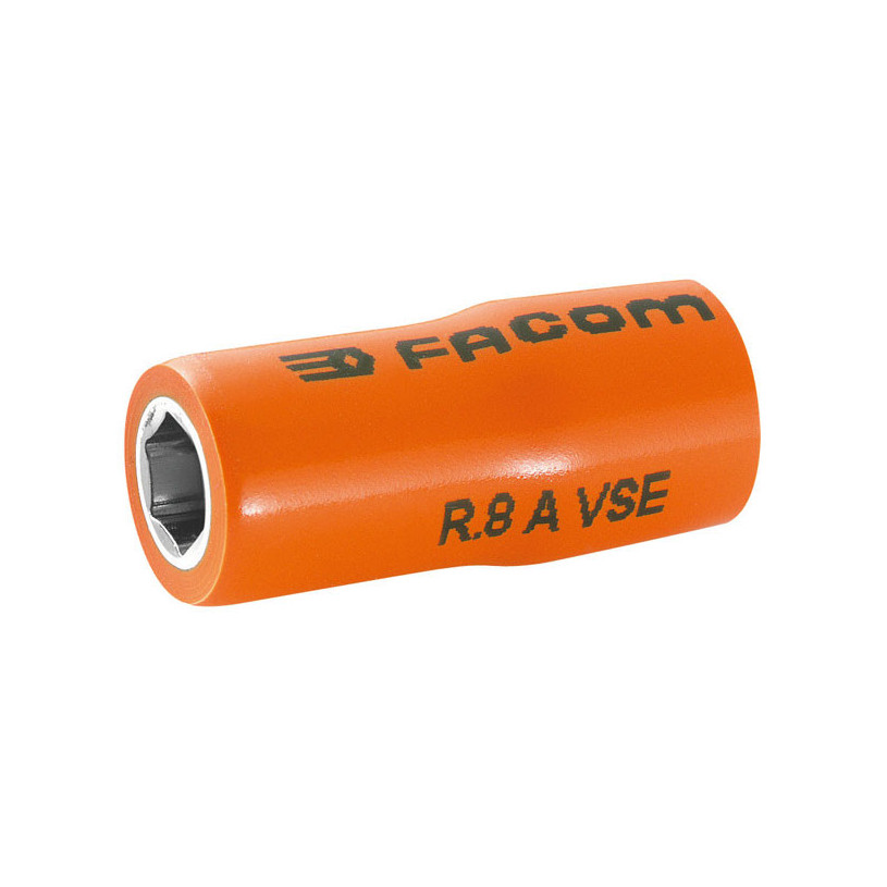 Douilles 1/4 6 pans isolées 1000 Volts série VSE Facom R.10AVSE FACOM FR10AVSE
