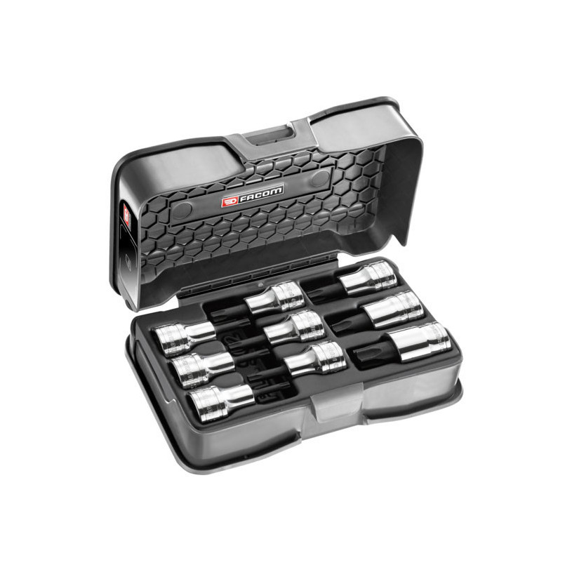 Coffret 9 douilles - tournevis TORX 1/2- Facom AMEX.3APB FACOM FAMEX3APB