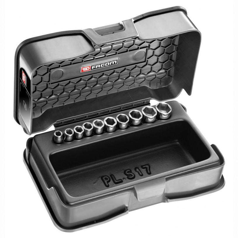 Coffret douilles 1/4' - 6 pans métrique 10 pièces - Facom R.401 FACOM