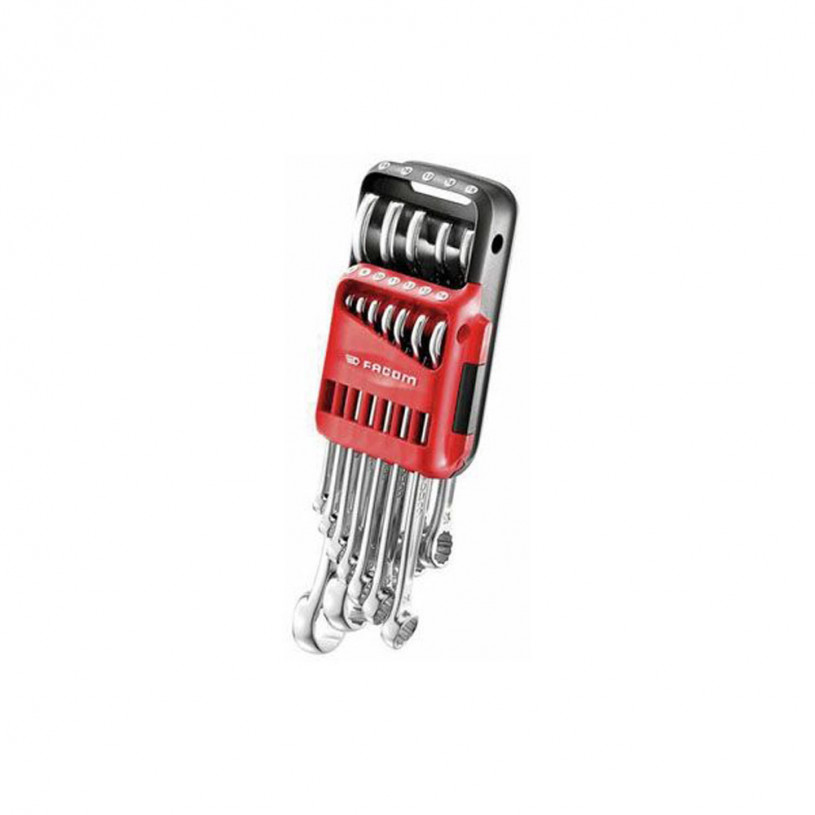 Jeu Clés Mixtes Métriques Série 440 - Etui Rack - FACOM® Rack 12 Clés (7>19) FACOM