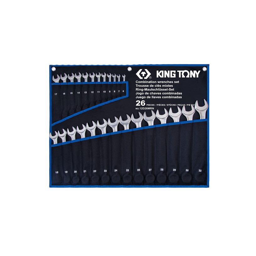 Trousse Clés Mixtes Série 1062 Profil I-beam - King Tony 26 Clés KING TONY
