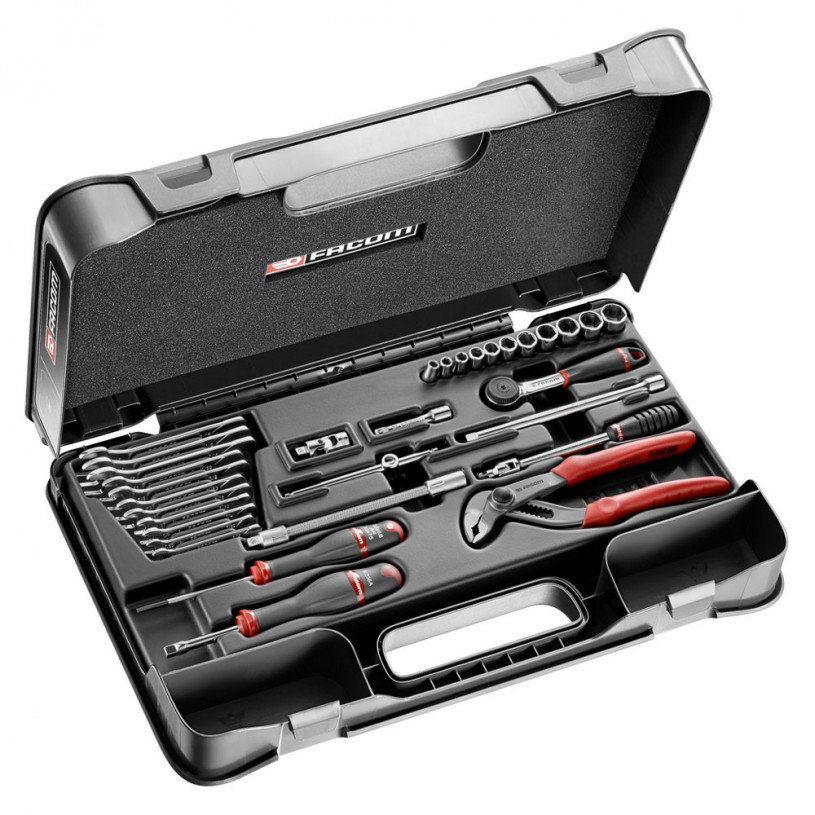 Coffret serrage vissage 1/4 - 38 outils - Facom RL.NANO1PB promoti :  Outillage à main FACOM - Promeca