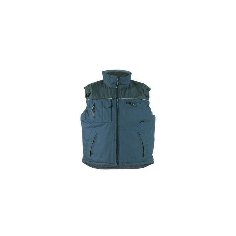 Gilet sans manche Ripstop - enduction imperméable M PROMECA