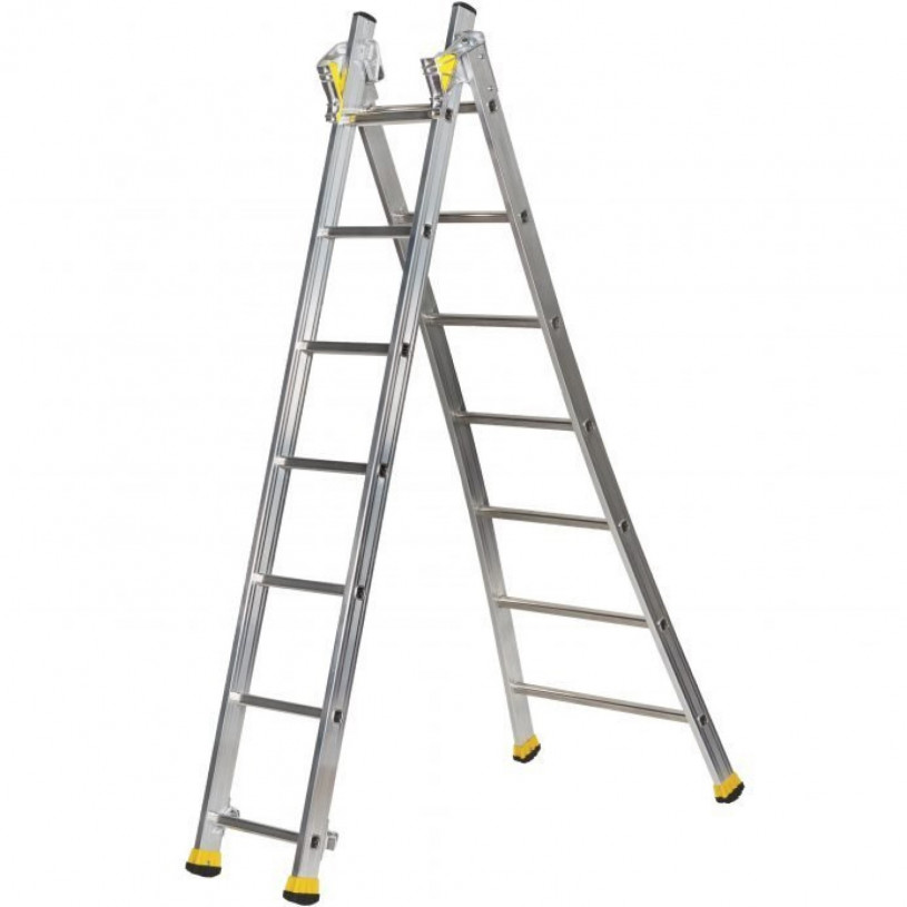 Echelle transformable CENTAURE Aluminium 2 Plans 7 Echelons / 2,20 M CENTAURE ECHETR2P07E