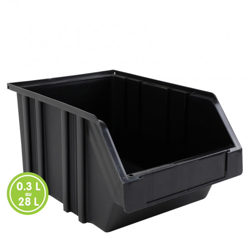 Bac à Bec Eco Concept Noir PVC - 100% Recyclé - Novap® 1L NOVAP