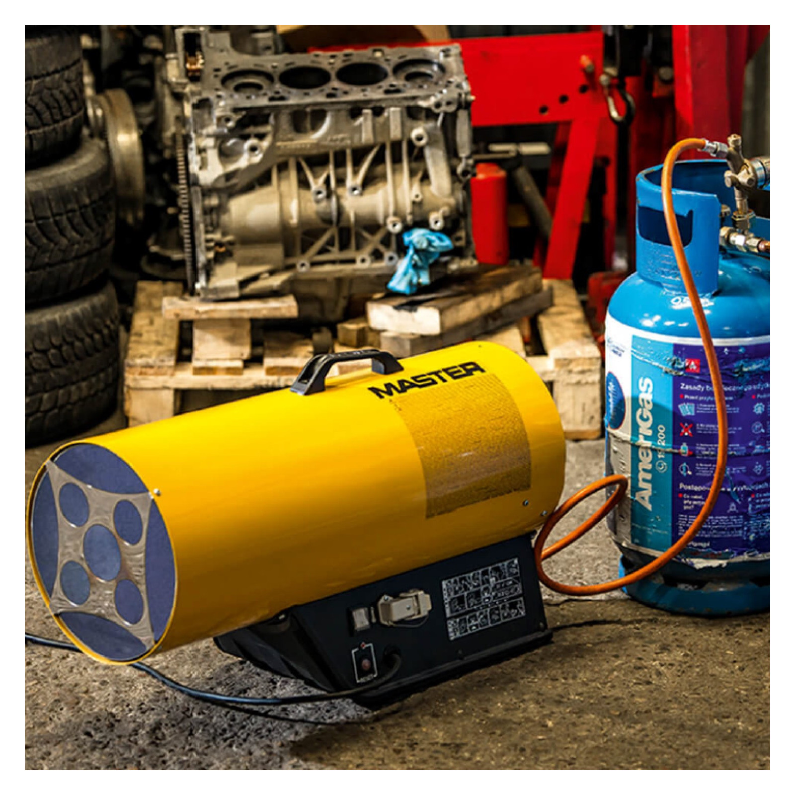 SOVELOR Chauffage Gaz propane portable 16 à 30 Kw - BLP33M