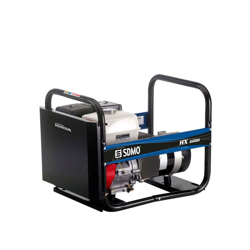 Groupe électrogène monophasé essence 6 kW - SDMO HX 6000 C5 SDMO