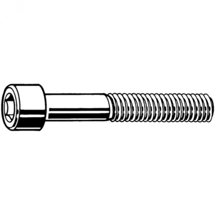 Vis tête cylindrique 6 pans creux - Inox A4 CHC 6 x 40 mm PROMECA