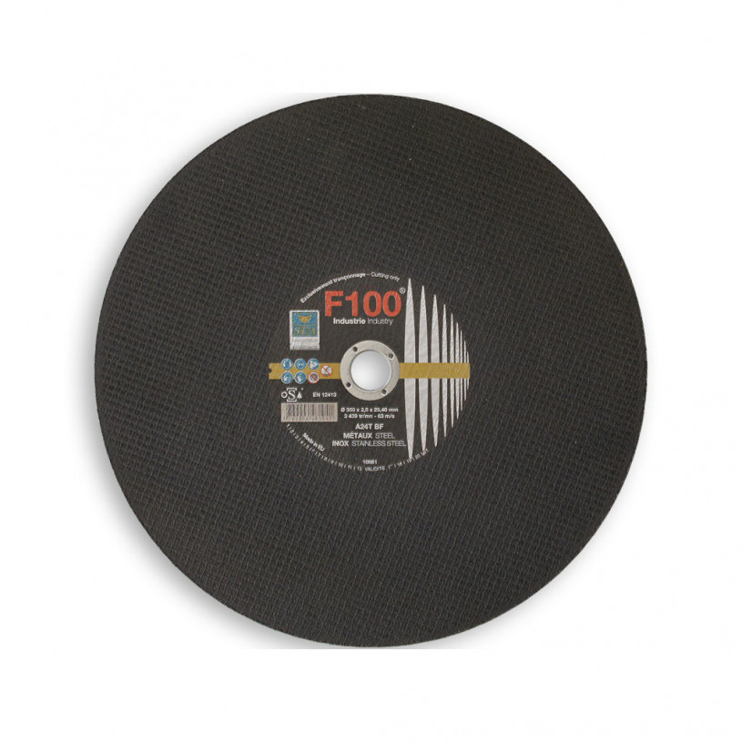 Disque à tronçonner - acier Alésage Ø 25,4 mm - Ø 350 x 2,8 mm SEA DISQAT355X3