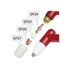 10 electrodes air SP24 pour torche plasma TD60