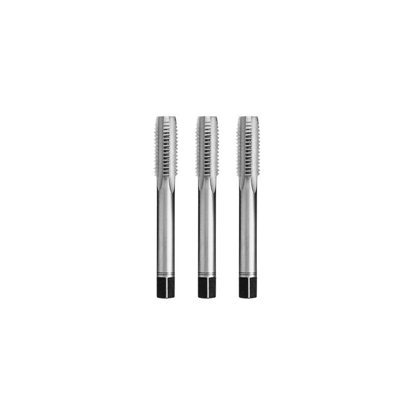 Jeu de 3 tarauds main HSS pas standard M10 - Pas de 150 PROMECA TARAMJ3M10