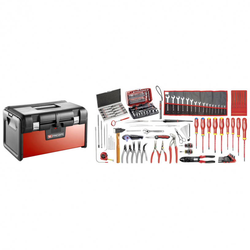 Séléction électro 120 outils cm.em41a + boite - Facom BT200.EM41A FACOM FBT200EM41A