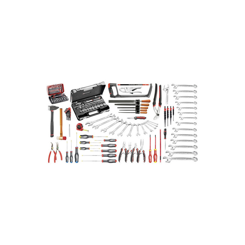 Caisse à outils complète 130 outils Facom CM.130A - Cdiscount Bricolage