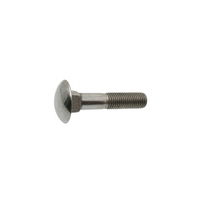 Vis tête ronde collet carré zingué 6 x 40 mm PROMECA