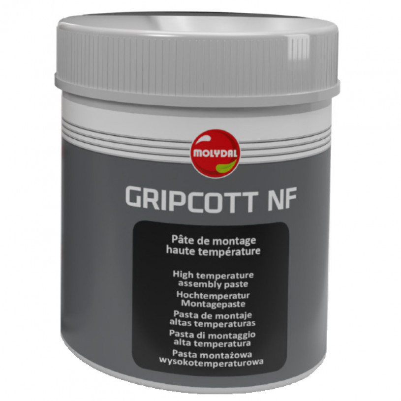 Pâte de Montage Anti-Grippage Alu/Cuivre - GRIPCOTT NF Pot 400 Gr MOLYDAL