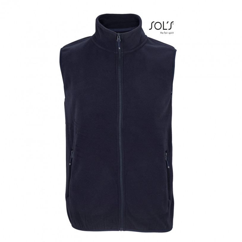 Gilet Polaire Polyester Zippé Sans Manche 280 Gr - Bleu Marine XS SOL'S GILEPOBM280GSM-XS