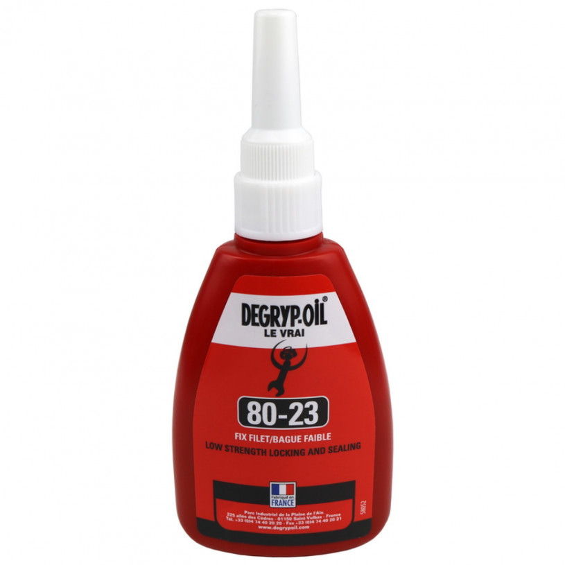 Frein filet résistance faible - flacon 50 ml - DEGRYP'OIL 80-23 ORAPI DEGR8023