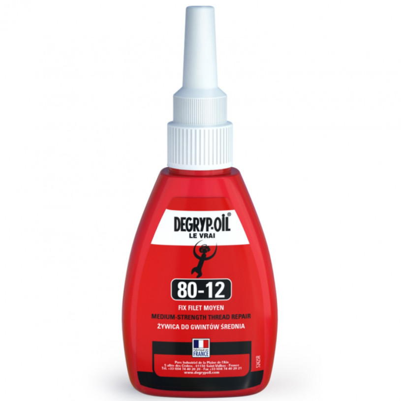 Frein filet résistance moyenne - Flacon 50 ml - DEGRYP'OIL 80-12 ORAPI DEGR8012