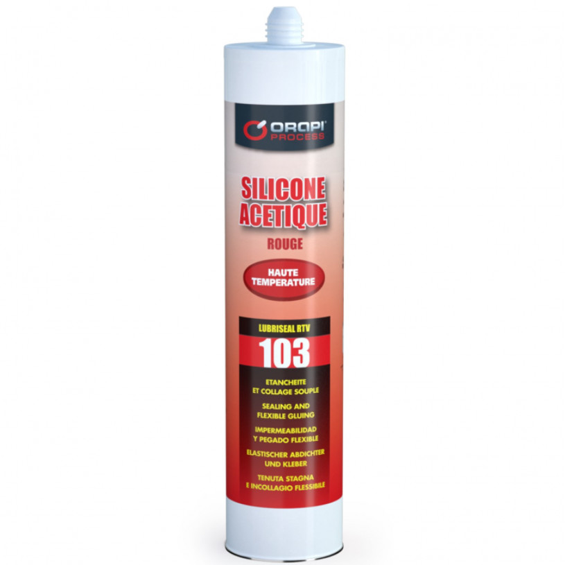 Mastic colle acétique haute température - cartouche 310 ml - Orapi 10 ORAPI